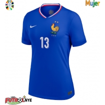 Camiseta Francia Kante #13 Primera Equipación para mujer Eurocopa 2024 manga corta